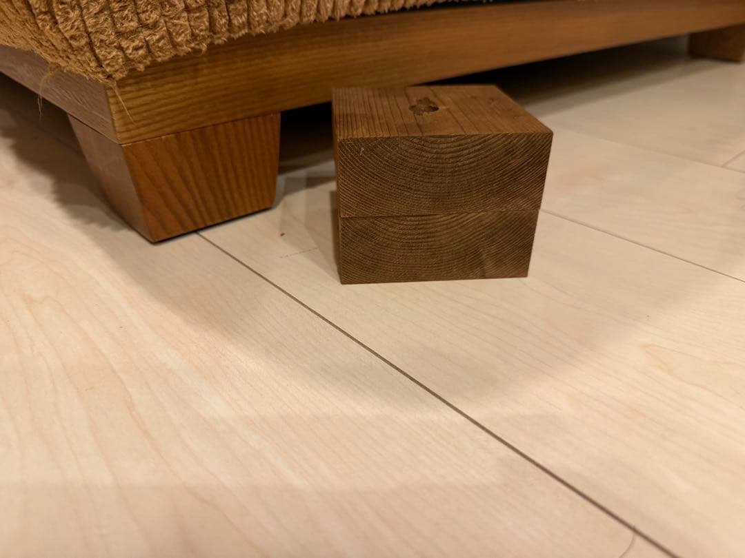 kojiten　リセノ folk 3人用　コーデュロイ　キャメル　5cm