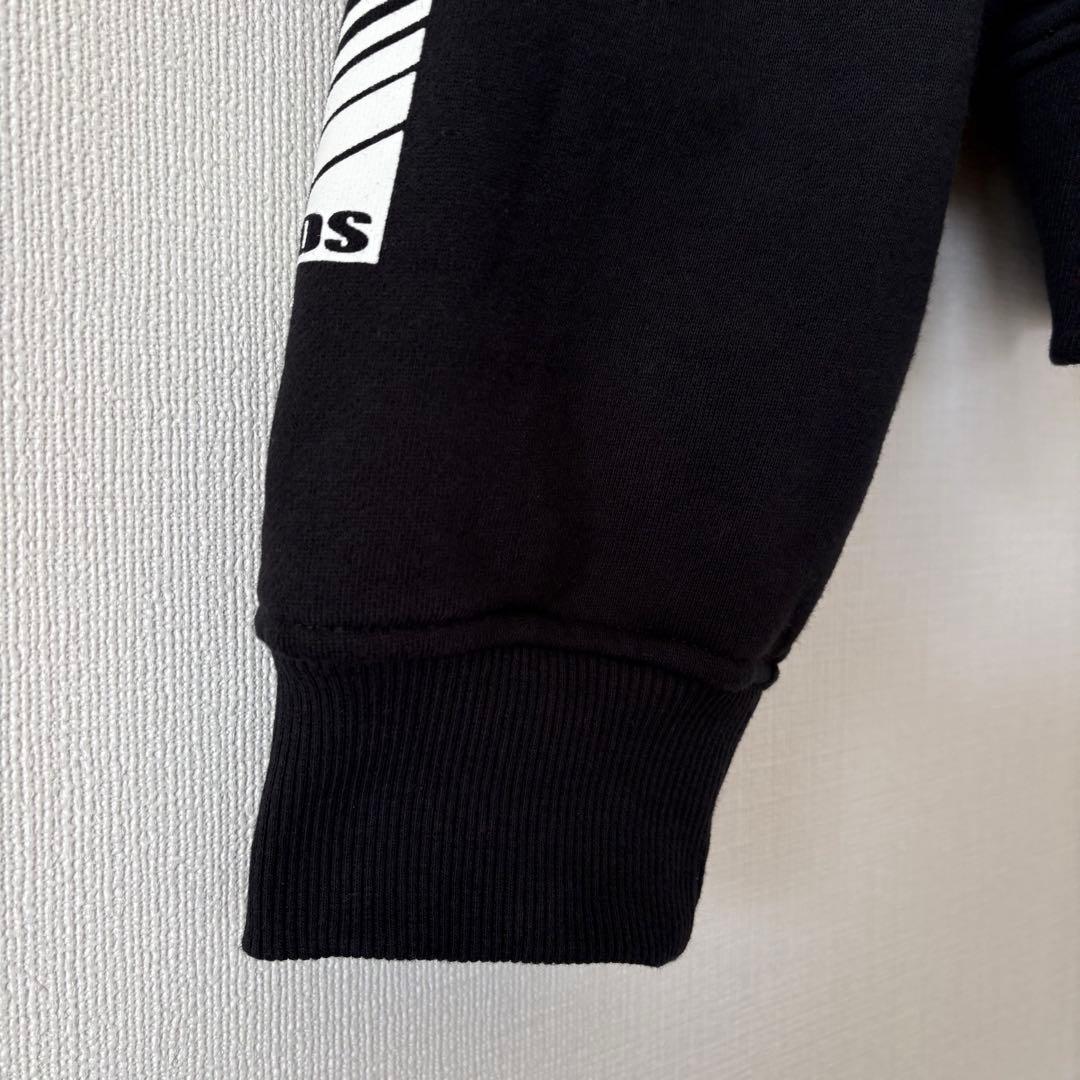 24AW ダブルスタンダードクロージング グラフィック裏毛パーカー ベアー 黒