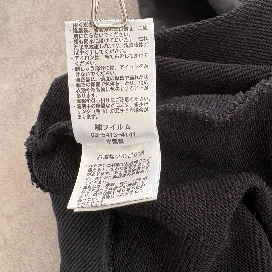 24AW ダブルスタンダードクロージング グラフィック裏毛パーカー ベアー 黒