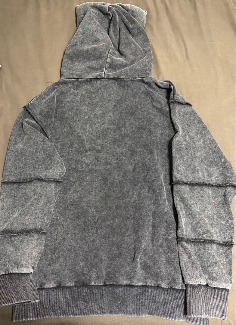 【未使用・タグ付き】Amilige 猫耳クロスパーカー　ブラック