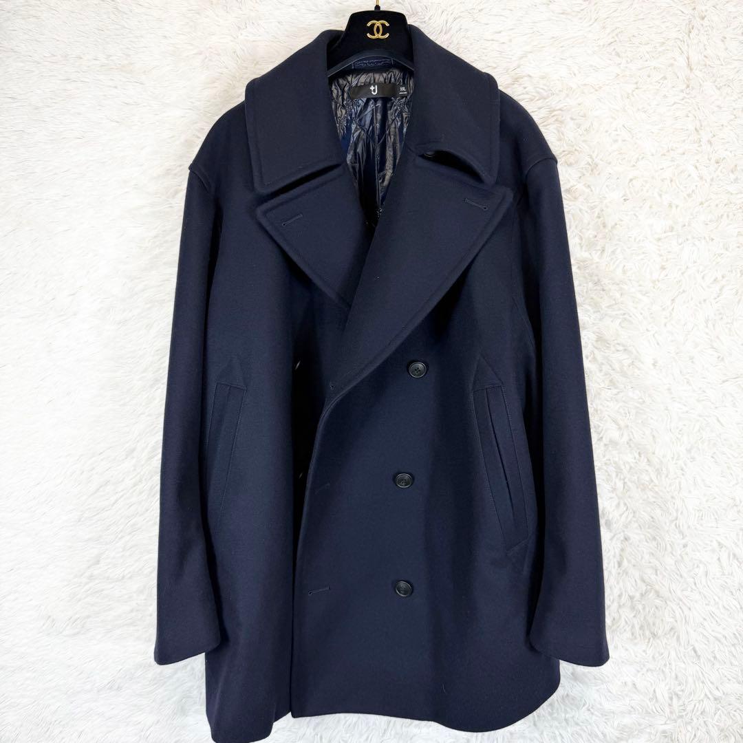 【極美品】UNIQLO +J ウールブレンド オーバーサイズ ピーコート XXL