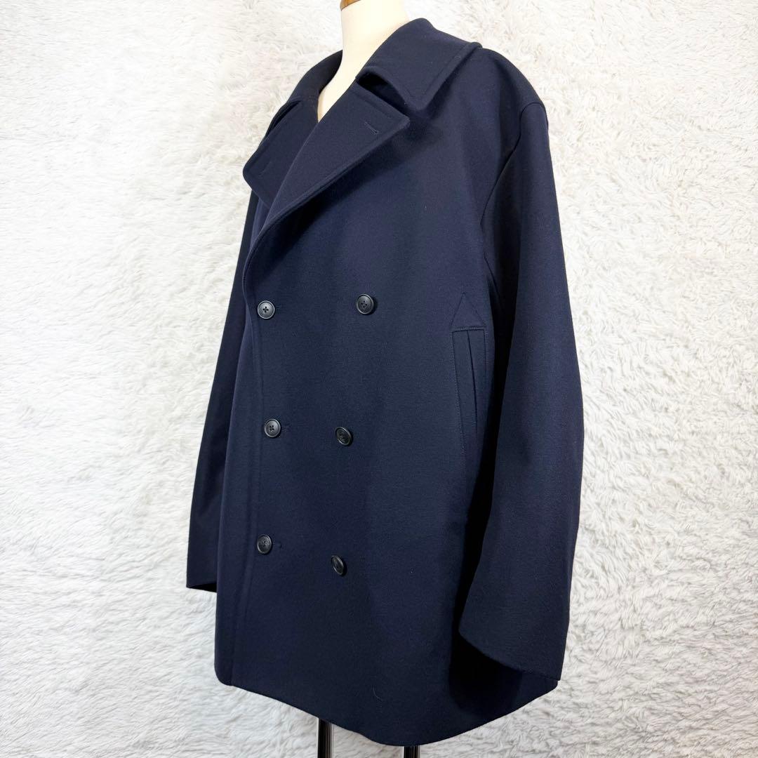 【極美品】UNIQLO +J ウールブレンド オーバーサイズ ピーコート XXL
