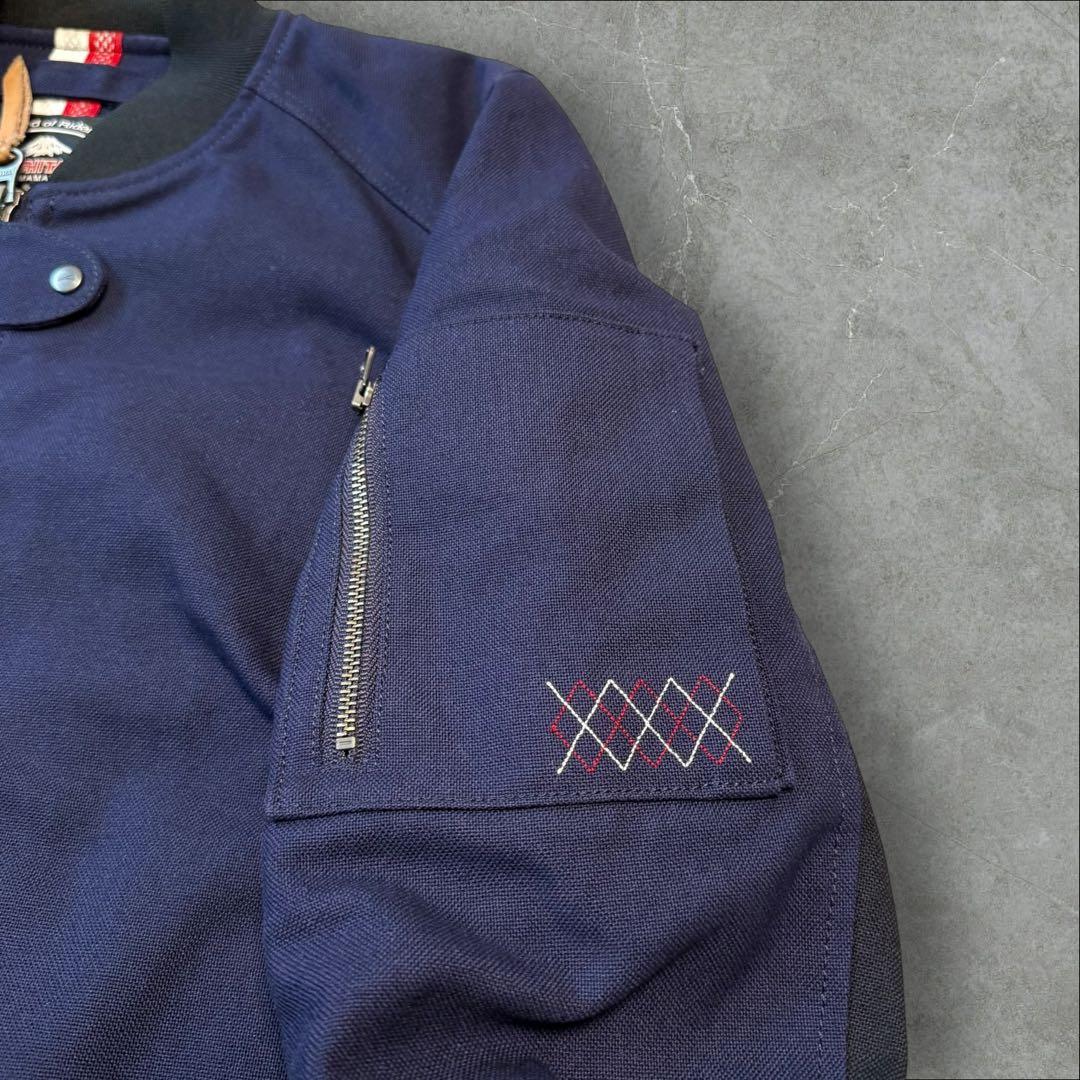 KUSHITANIクシタニKL-2248 フライトジャケット ネイビー　サイズM