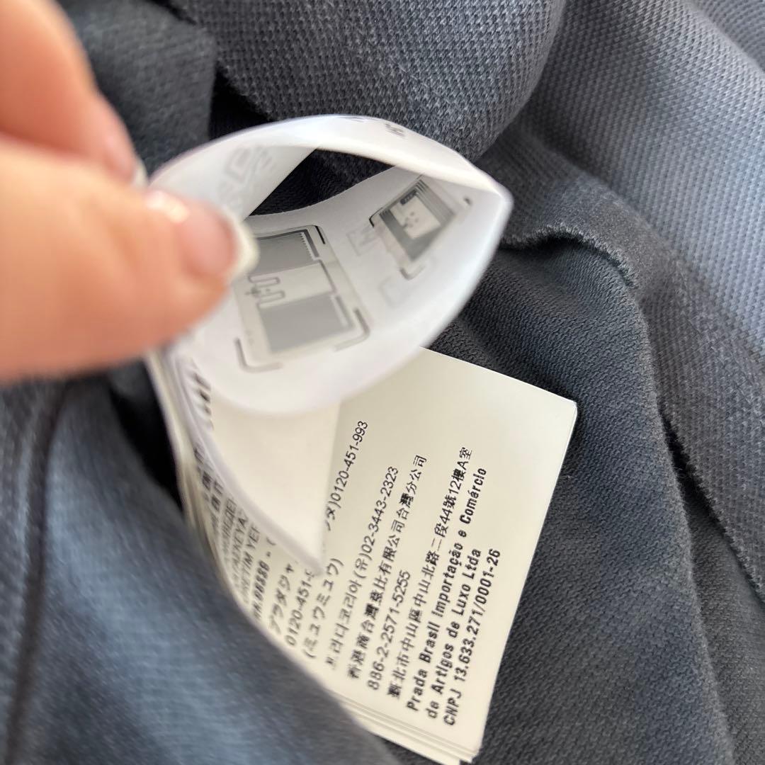 miu miu クロップドポロシャツ