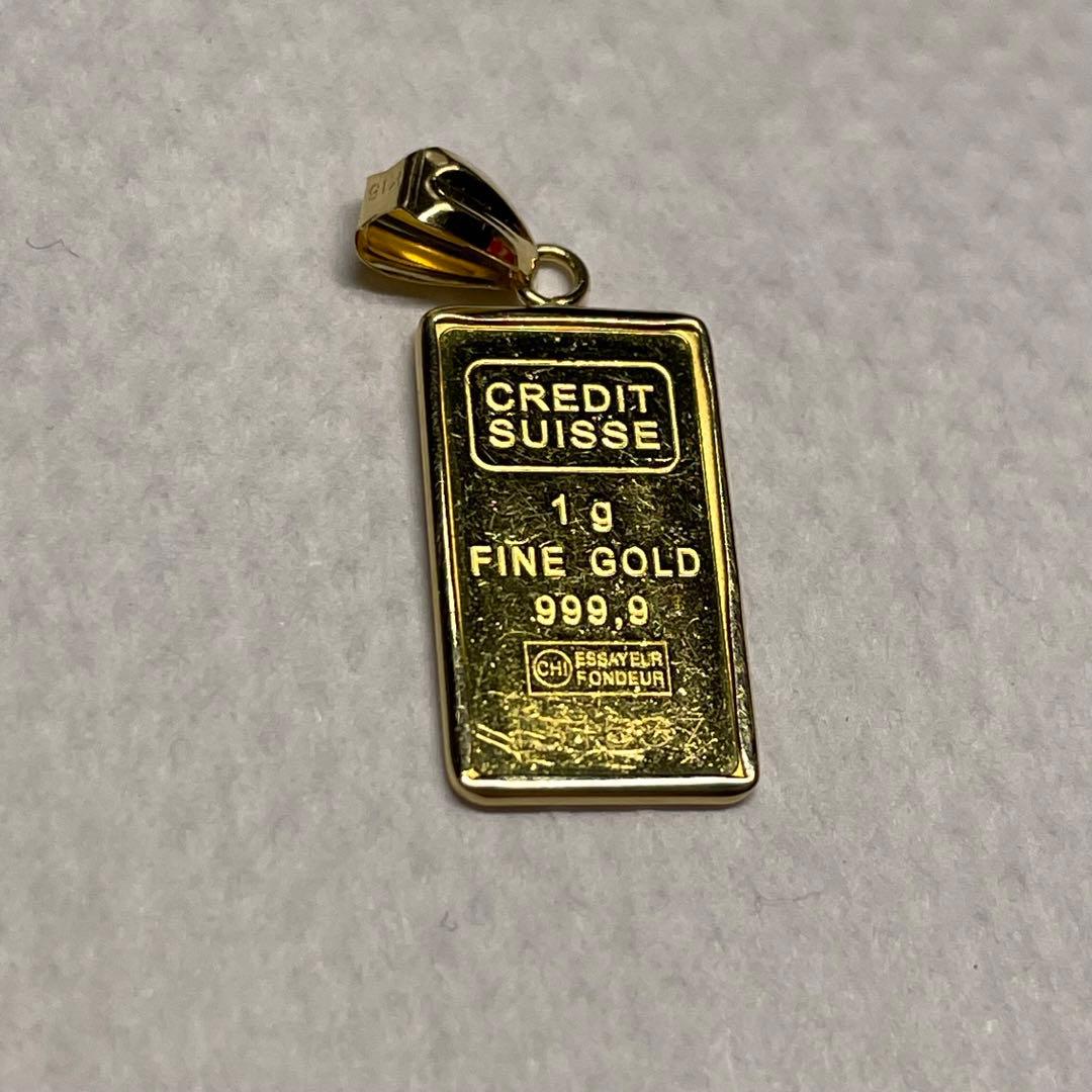 金貨 自由の女神 角型 純金 1.2g ペンダントトップ ゴールド　GOLD