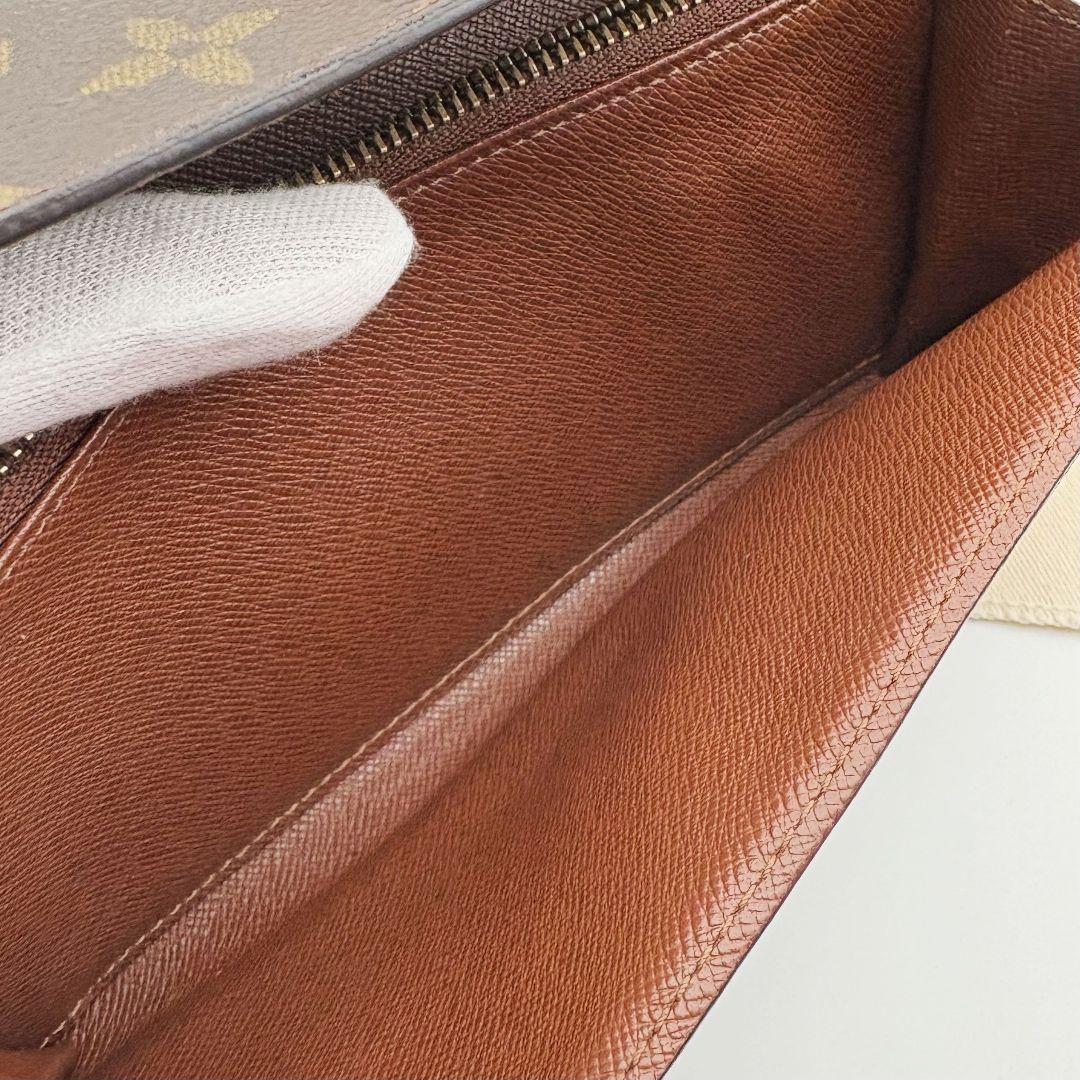 【美品】ルイヴィトン ポルトモネ クレディ モノグラム 長財布 カード入れ サラ
