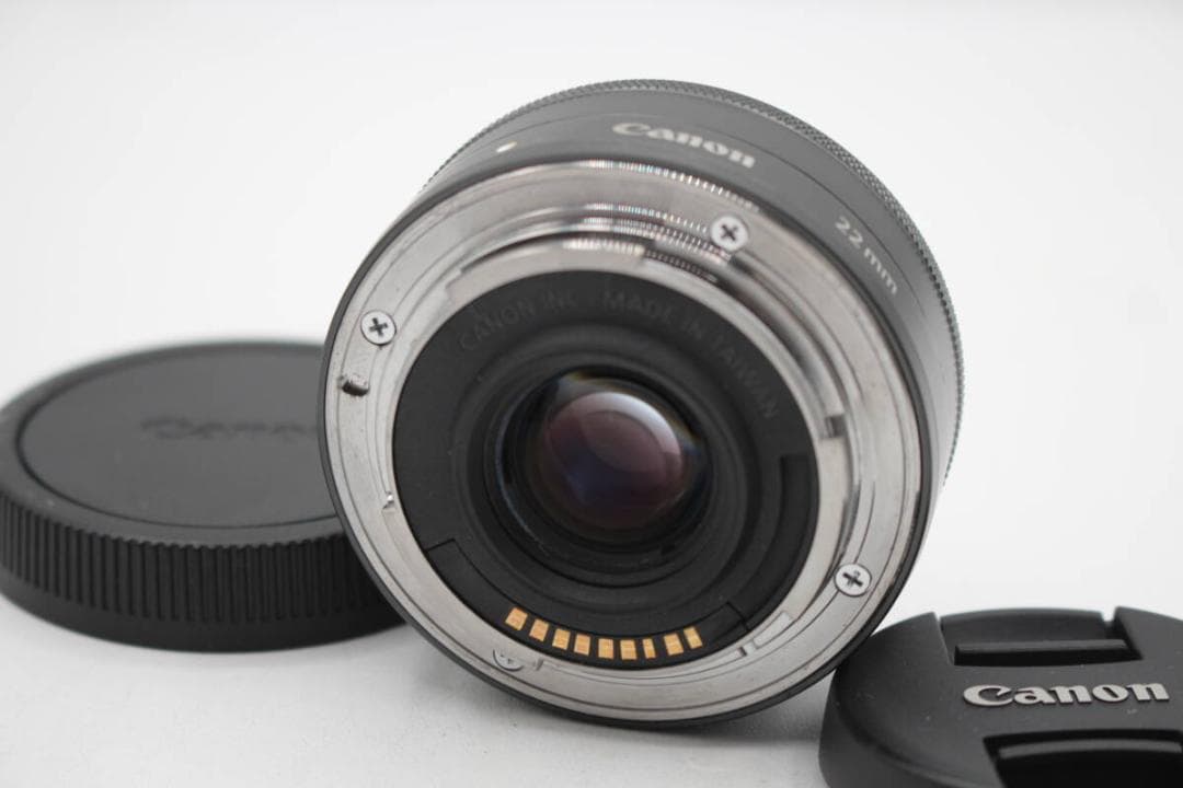 Canon キヤノン EF-M 22mm F2 STM グラファイト◆4033