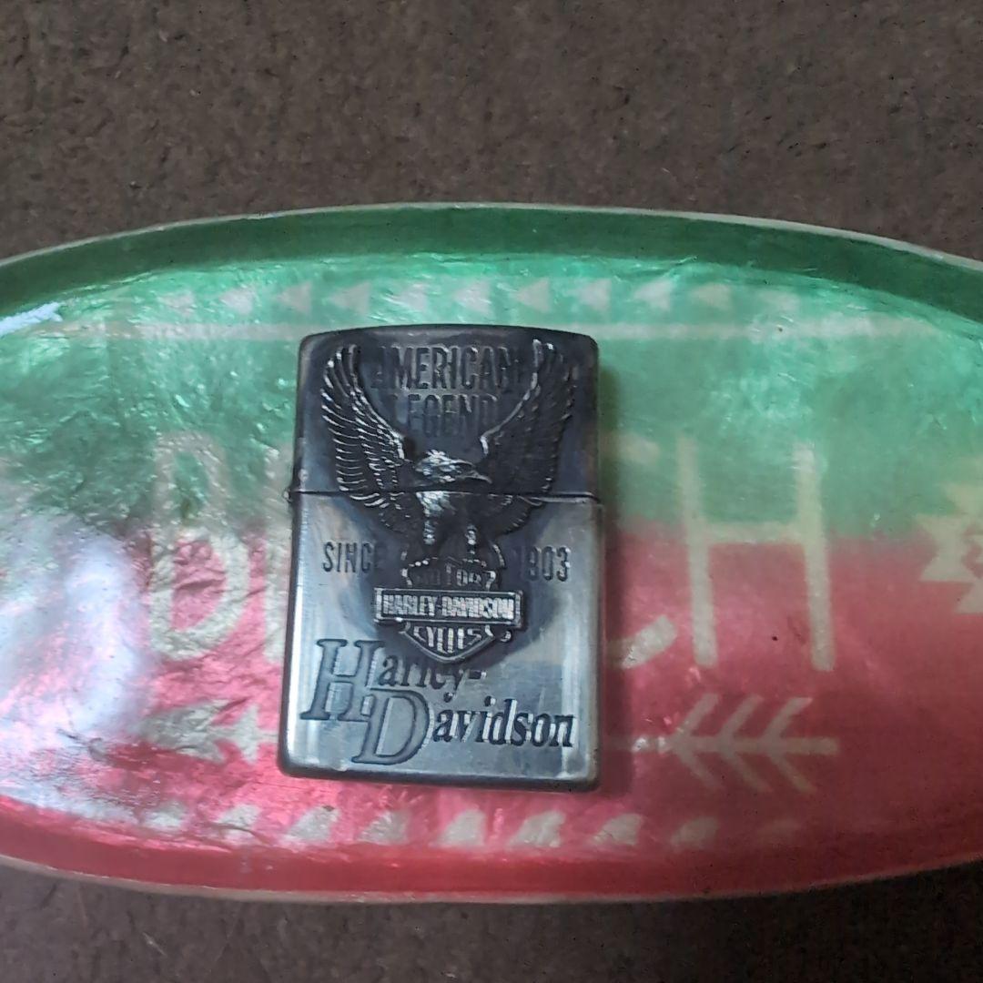 68様Harley-Davidson 限定版 エンジン型オブジェジッポシリアル