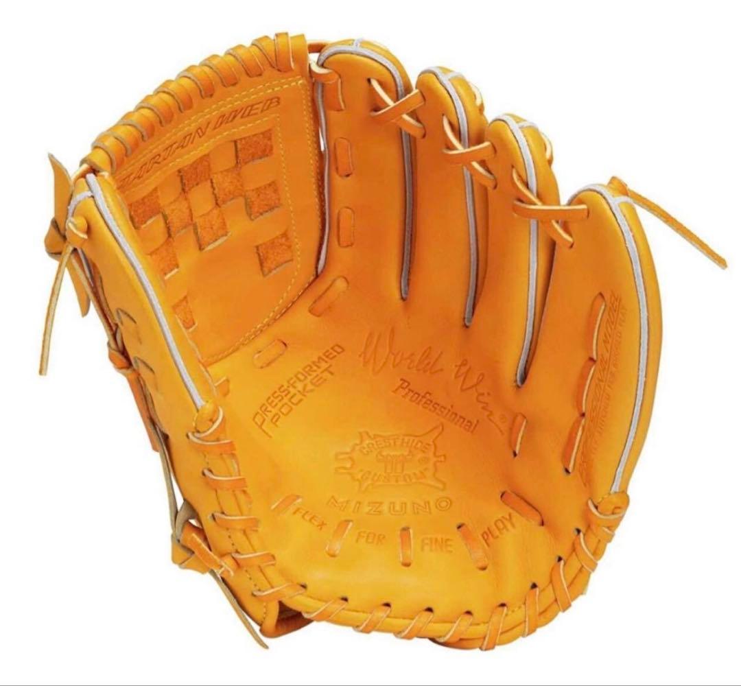 硬式用ワールドウィン復刻版 赤カップ 山田久志モデル新品未使用タグ付