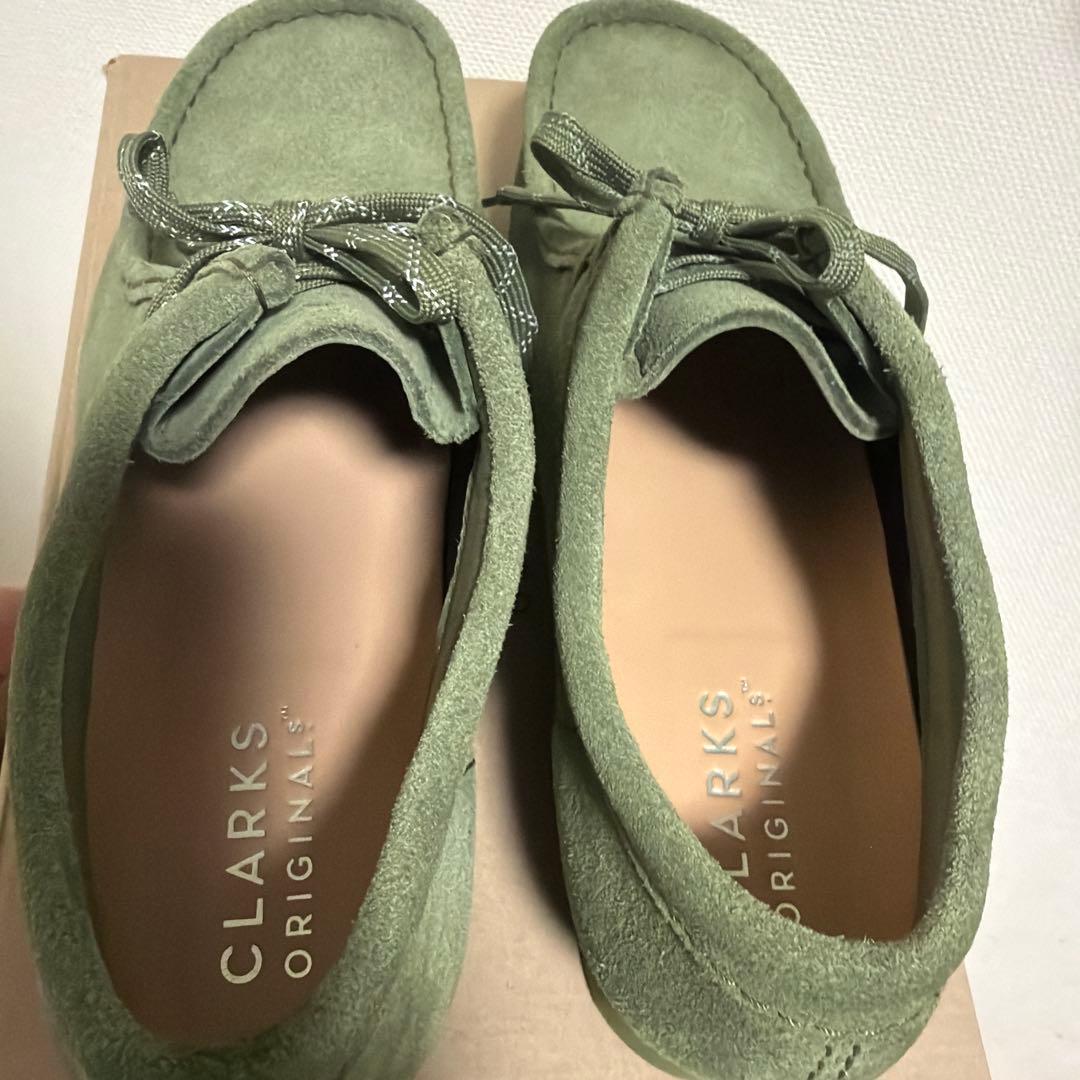 クラークス ワラビー GTX LodenGreen US7.5 25cm 極美品