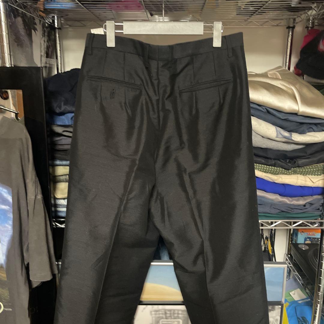 真*希様 yohji yamamoto ブラックワンタックスラックス