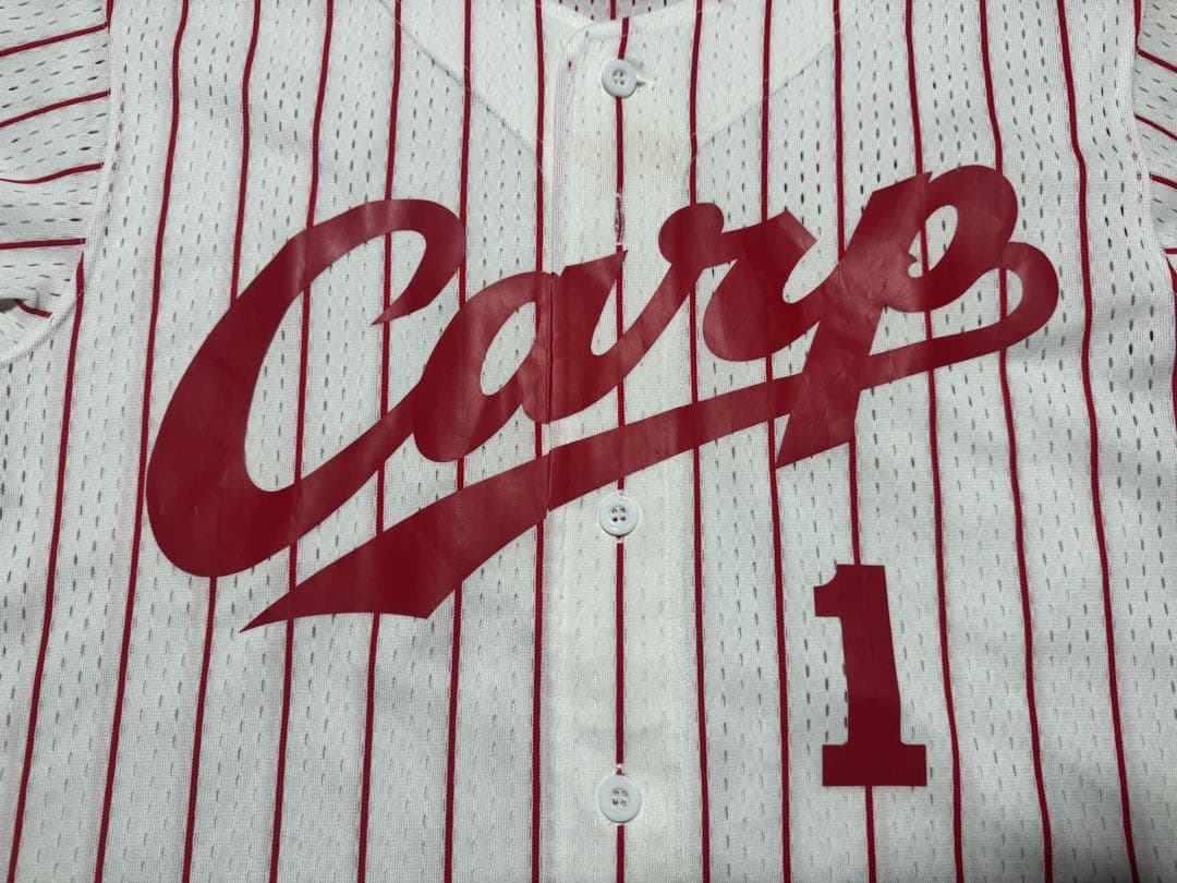 未使用 広島カープ 前田 智徳 背番号1 旧 ユニフォーム Mサイズ