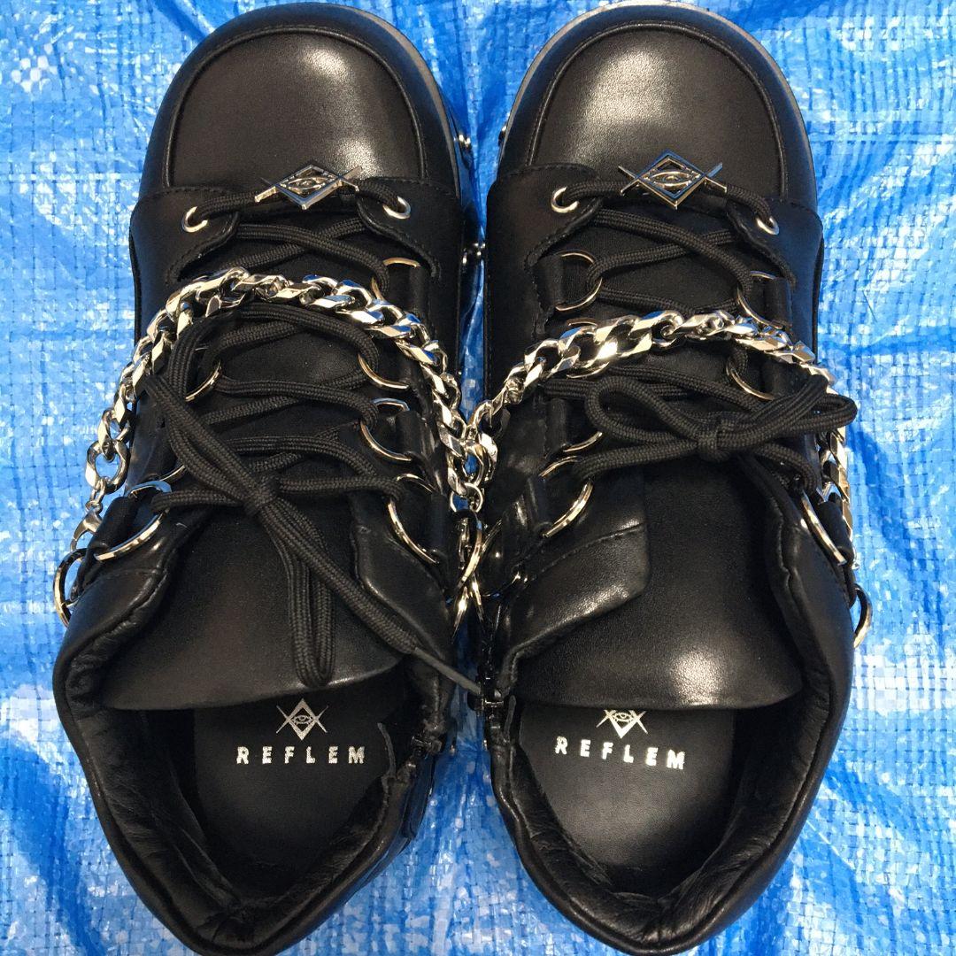 REFLEM　レフレム　チェーン付きプラットフォームシューズ