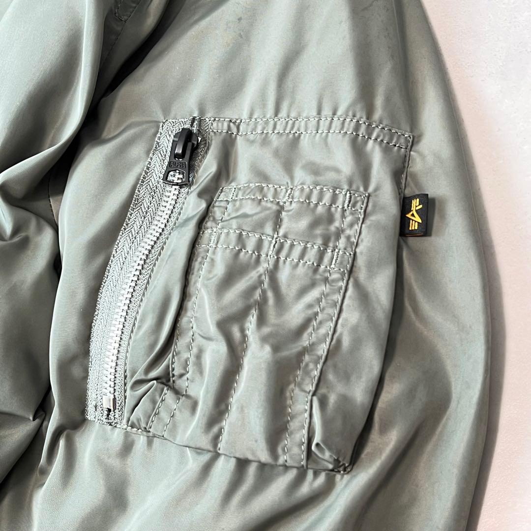 ALPHA INDUSTRIES MA-1 フライトジャケット カーキ XL