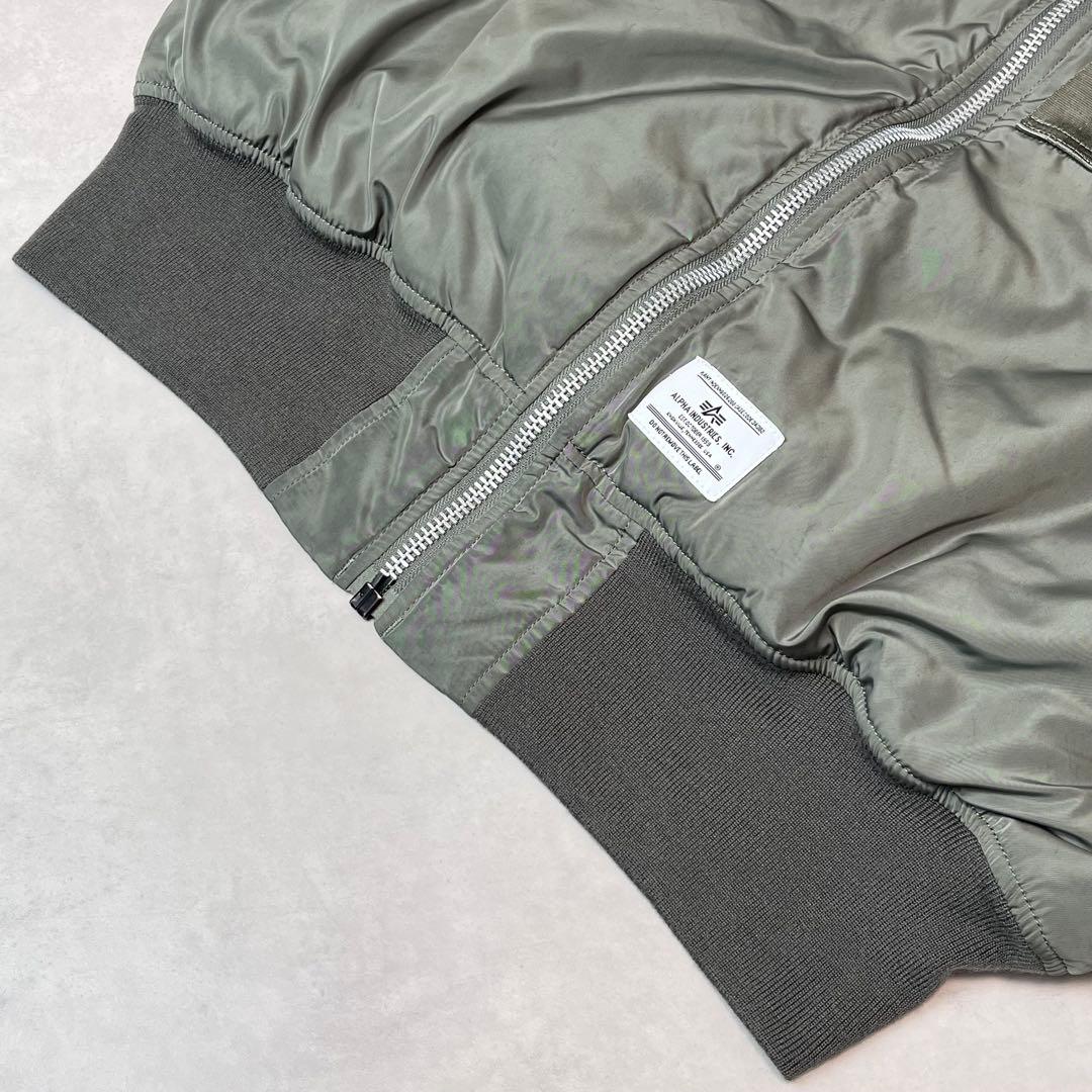 ALPHA INDUSTRIES MA-1 フライトジャケット カーキ XL