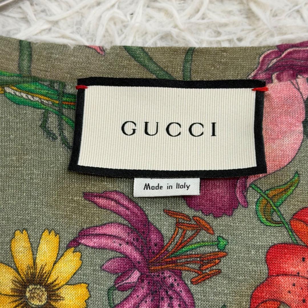 16725✨GUCCI 17AW Flora Snake Print Tシャツ