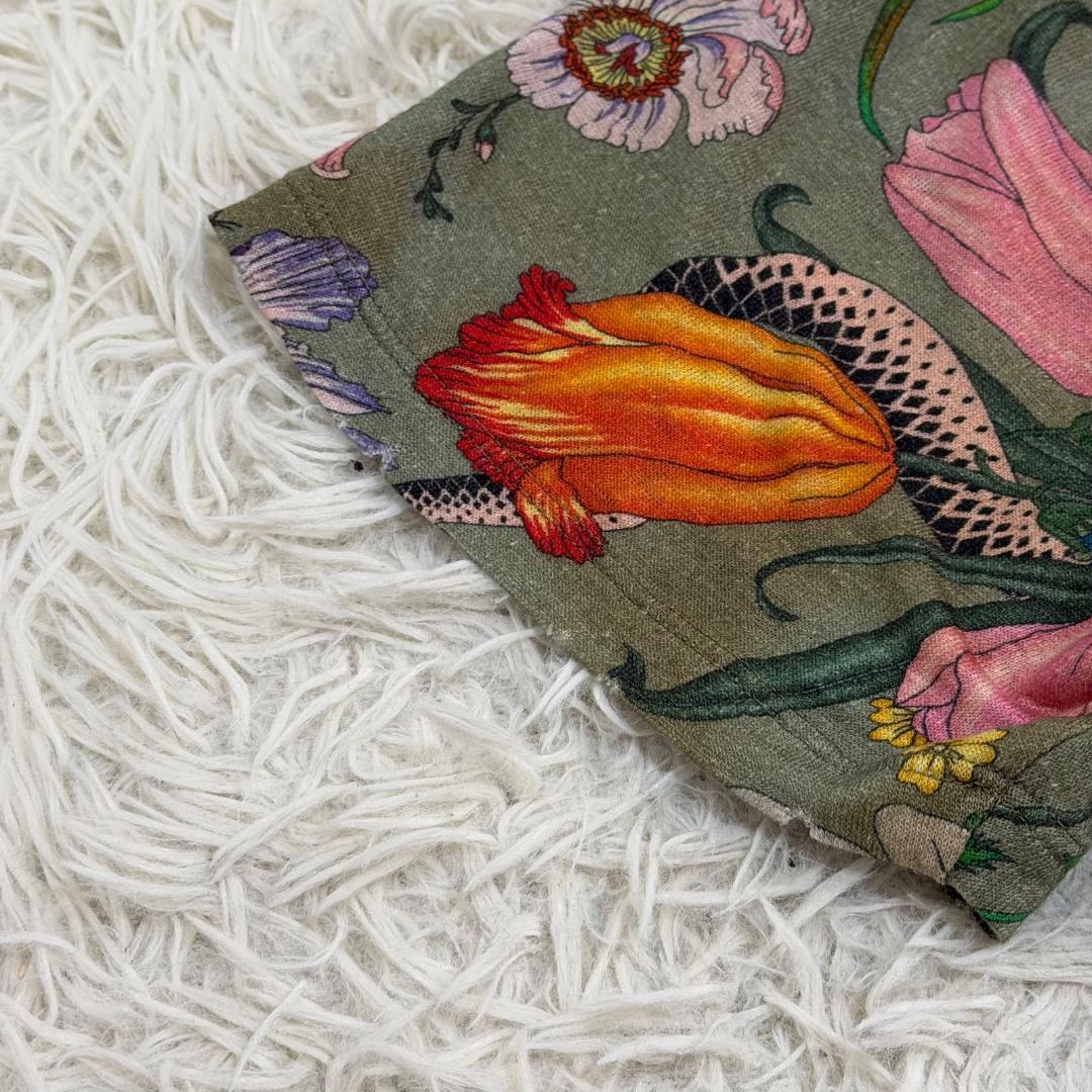 16725✨GUCCI 17AW Flora Snake Print Tシャツ