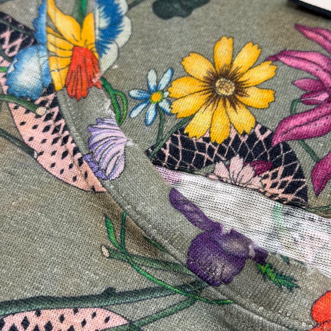 16725✨GUCCI 17AW Flora Snake Print Tシャツ