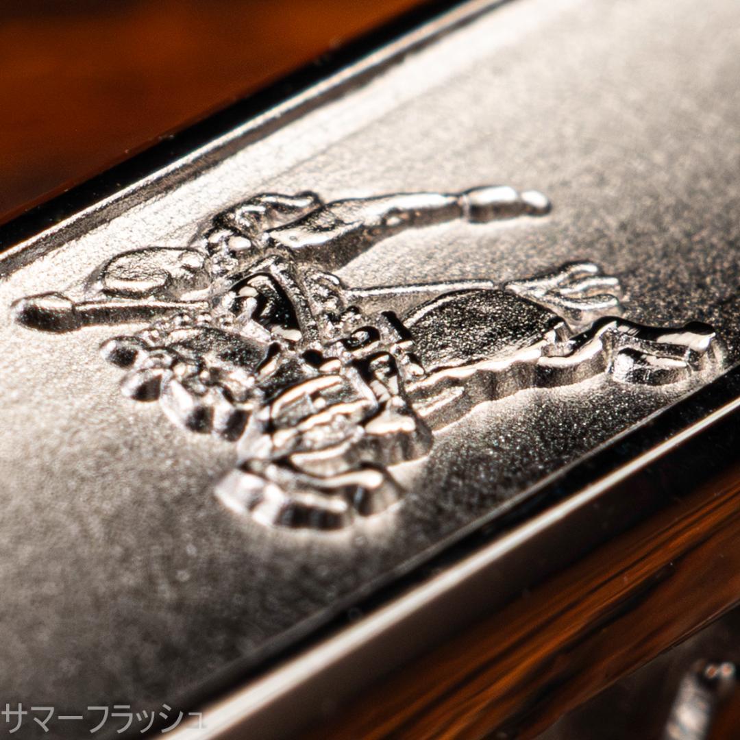 一生モノの逸品 箱有 バーバリー シルバーカラーネクタイピン Burberry