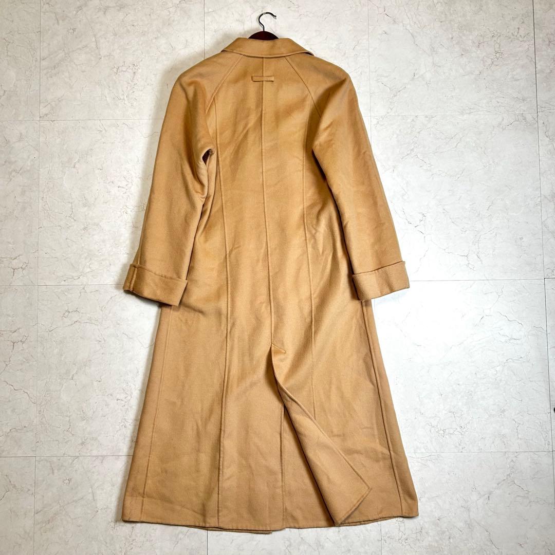 ville d’azur カシミヤ100% 一枚生地　ダブル　ロングコート　XL