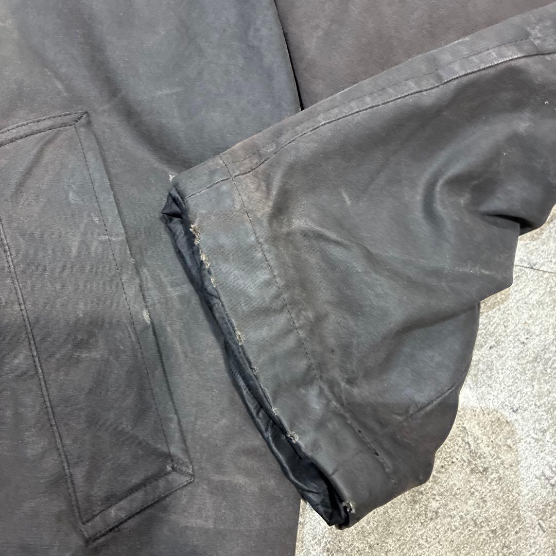 古着 POLO RALPH LAUREN フェード オイルドジャケット Pコート