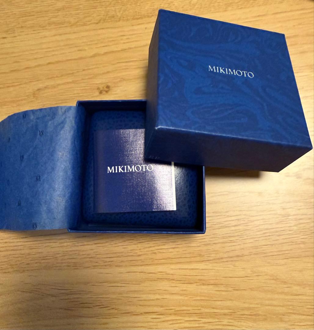 【1/30迄値下げ】MIKIMOTO 真珠 ピアス K18WG 5mm片耳 箱付