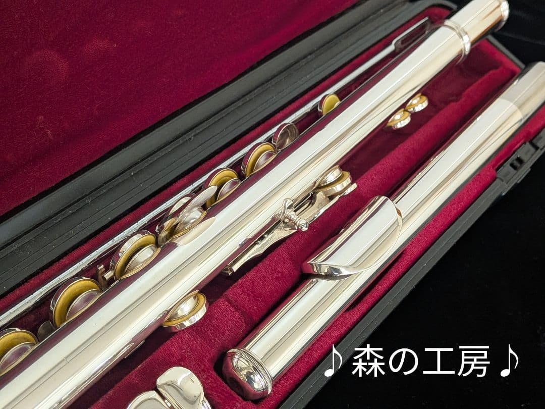 商談中【おちゃ】銀メッキ　ヤマハフルート YFL211S Eメカ