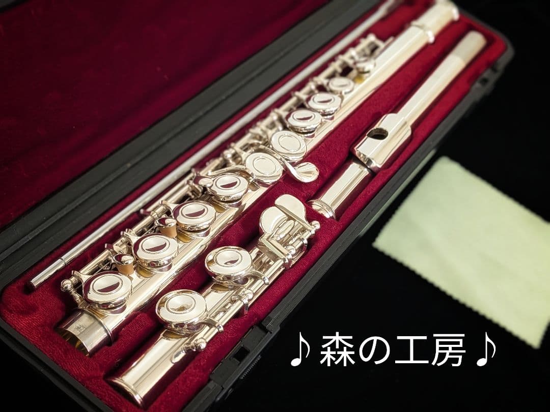 商談中【おちゃ】銀メッキ　ヤマハフルート YFL211S Eメカ