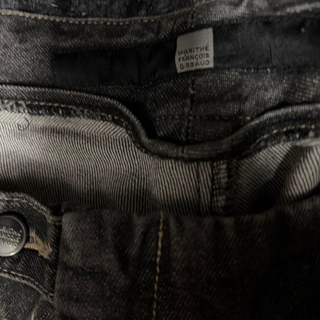 ち*こ様 ジルボー　シャトルパンツ　 ブラックデニム b-boy w112cm