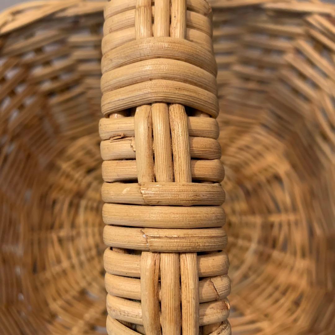 【AUSTRALIA】アラログ　籐かご　バスケット　大きなサイズ　ヴィンテージ