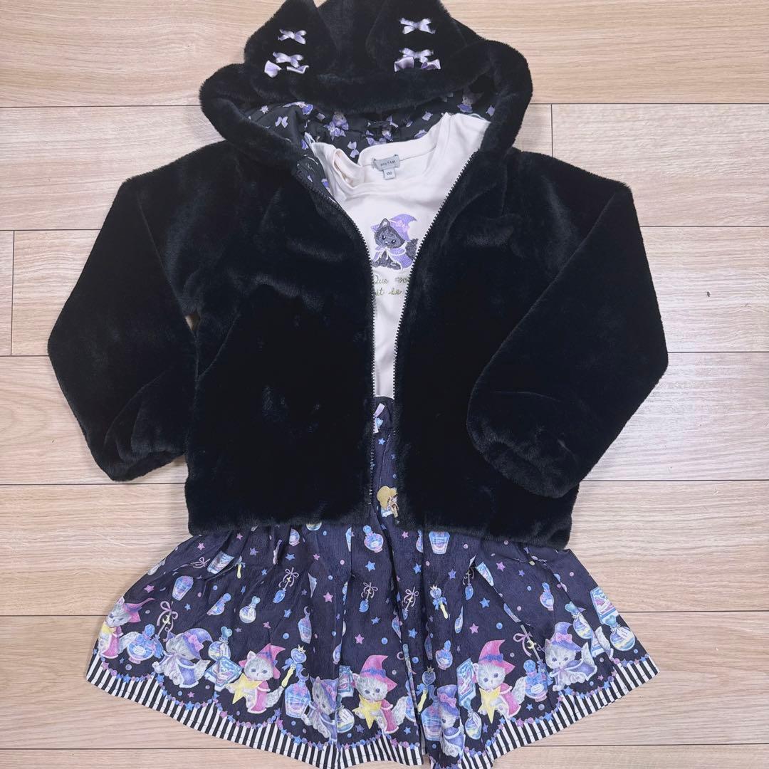 anyfam any kids クロミなりきりブルゾン　マジカルキャット　130