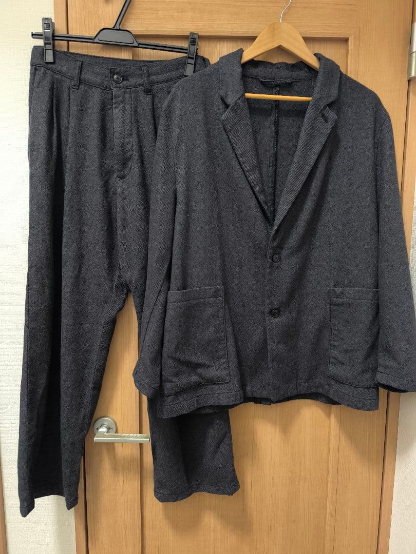 shiun garment dye wool セットアップ　Sサイズ