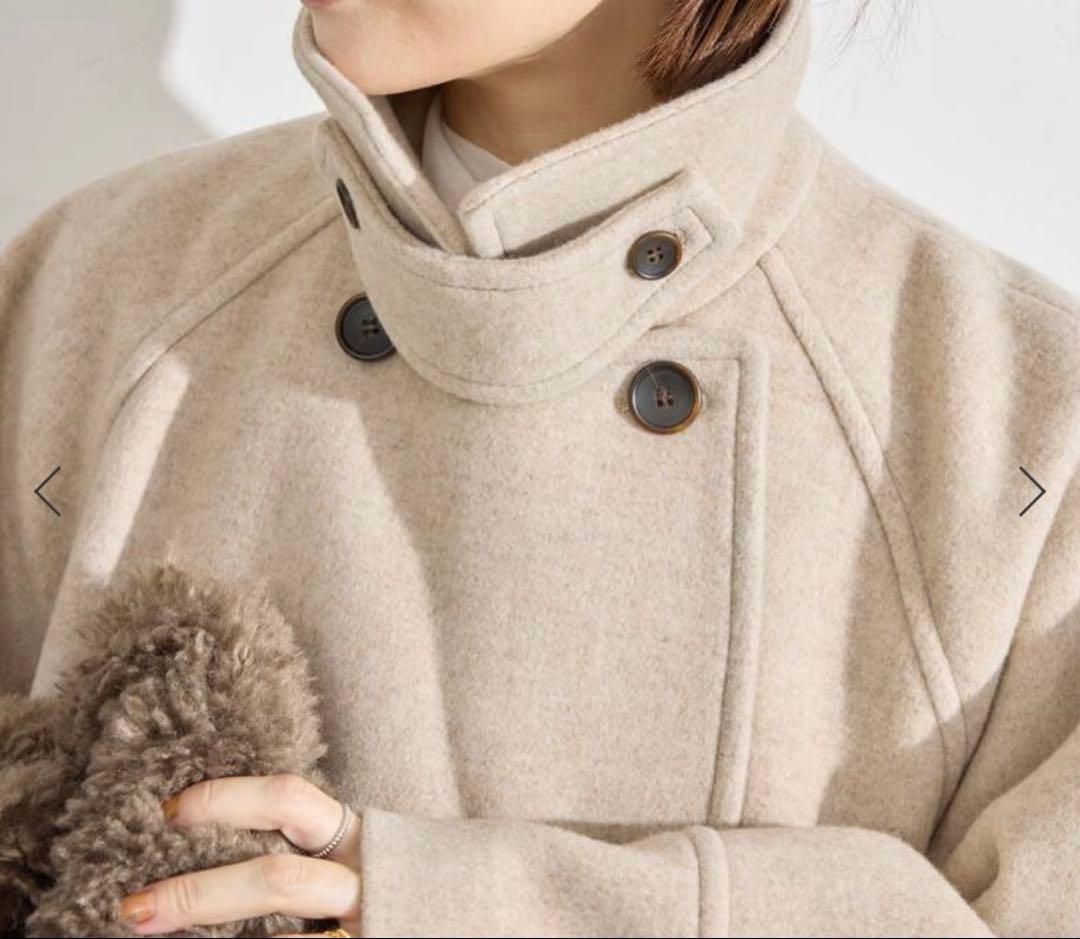 美品　IENA イエナ　ダブルブレストハーフコート