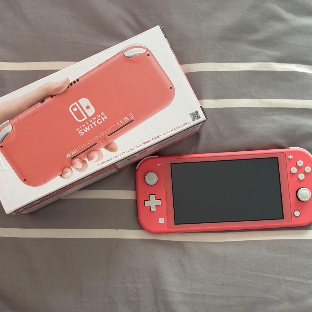 Nintendo Switch Lite コーラル 本体 + ソフト