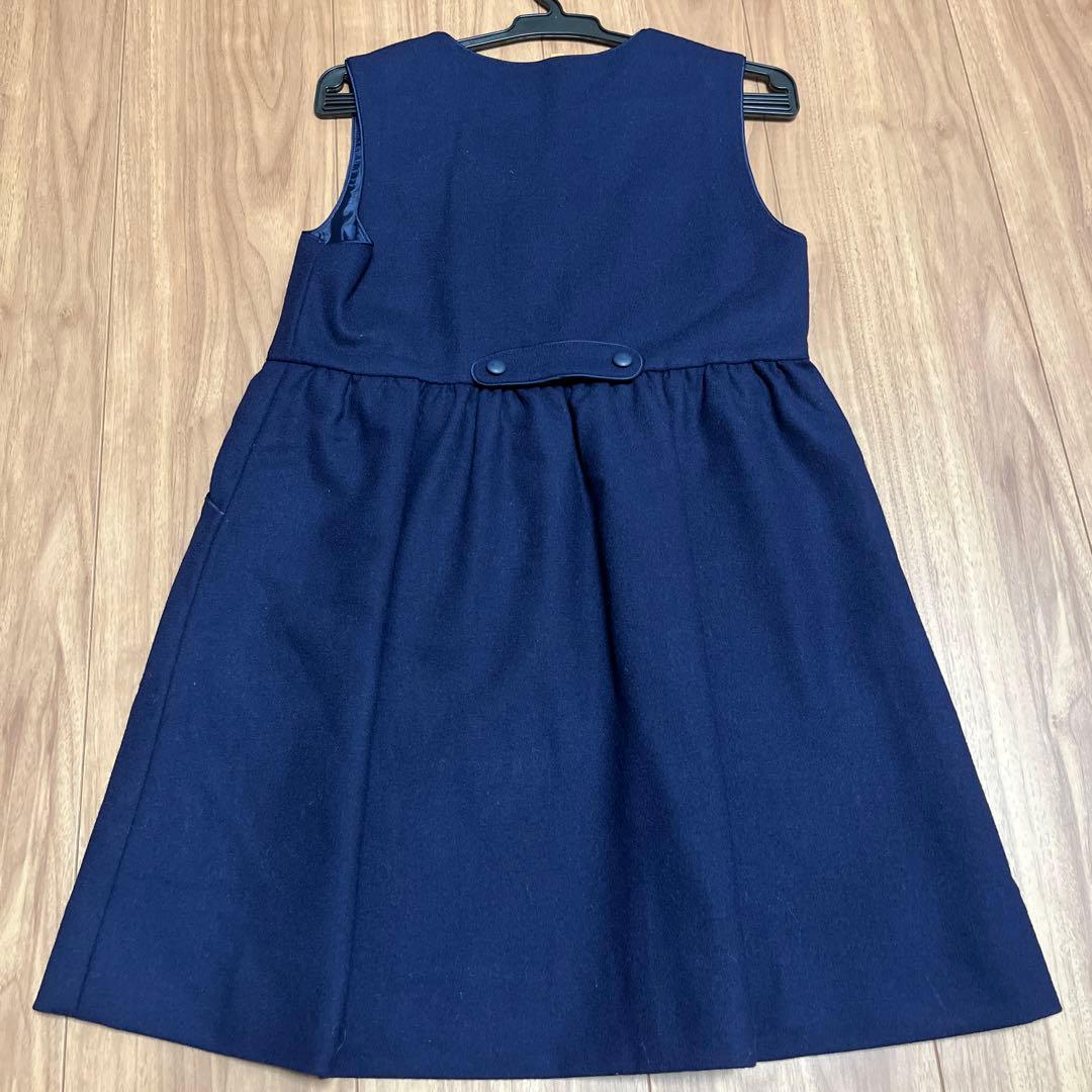 【ファミリア　アンサンブル　ボレロ　ジャンパースカート 125】お受験　小学校