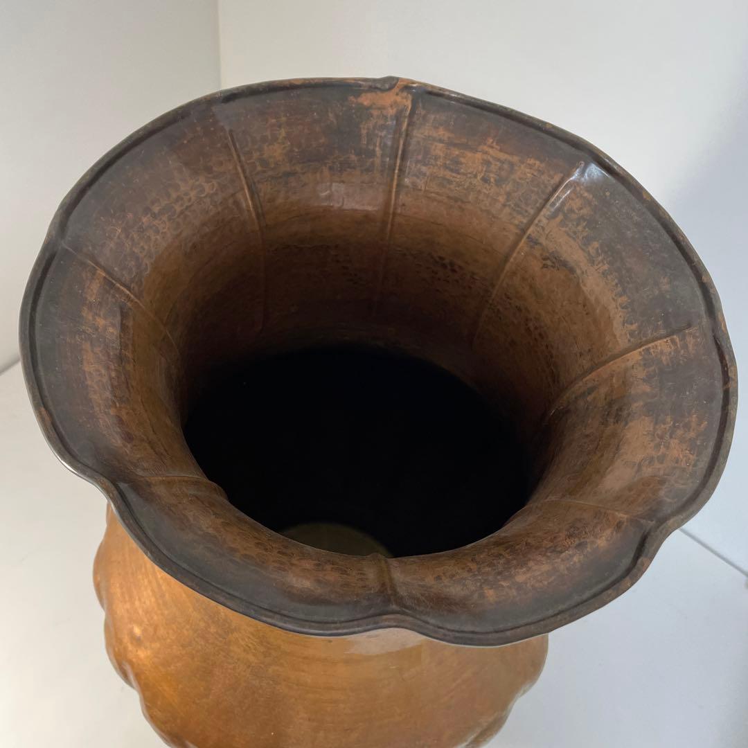 値下げ　OTTONE イタリア製　銅製花瓶