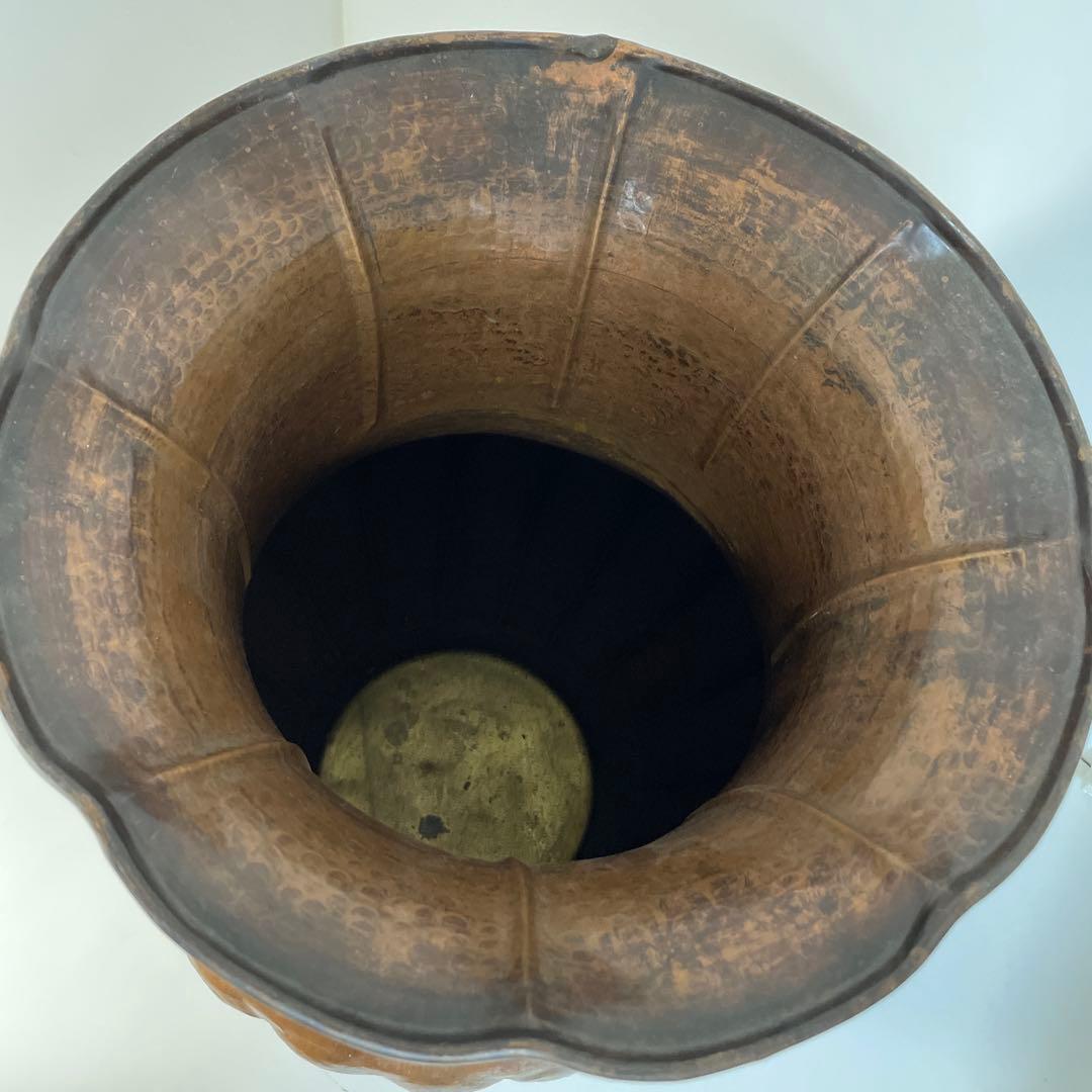 値下げ　OTTONE イタリア製　銅製花瓶