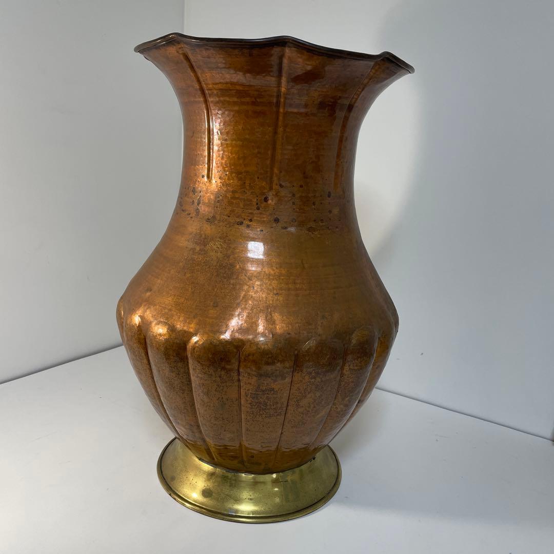 値下げ　OTTONE イタリア製　銅製花瓶