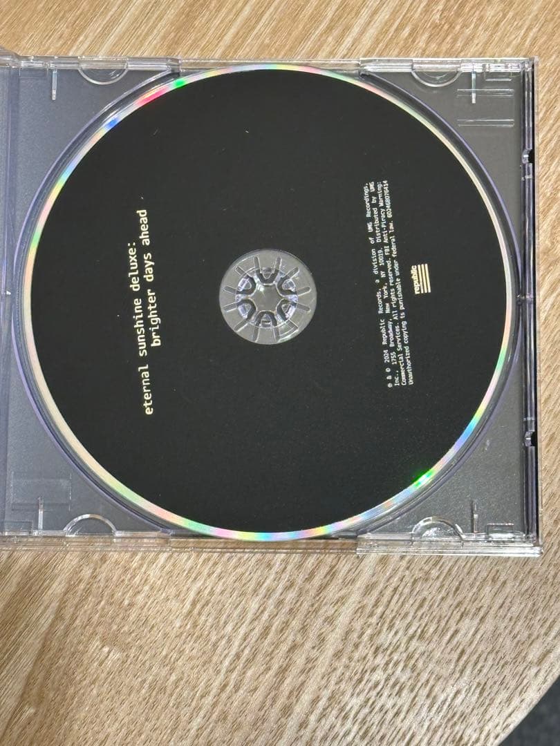 直筆サイン入り アリアナグランデ 「エターナル サンシャイン」 CD ラストワン