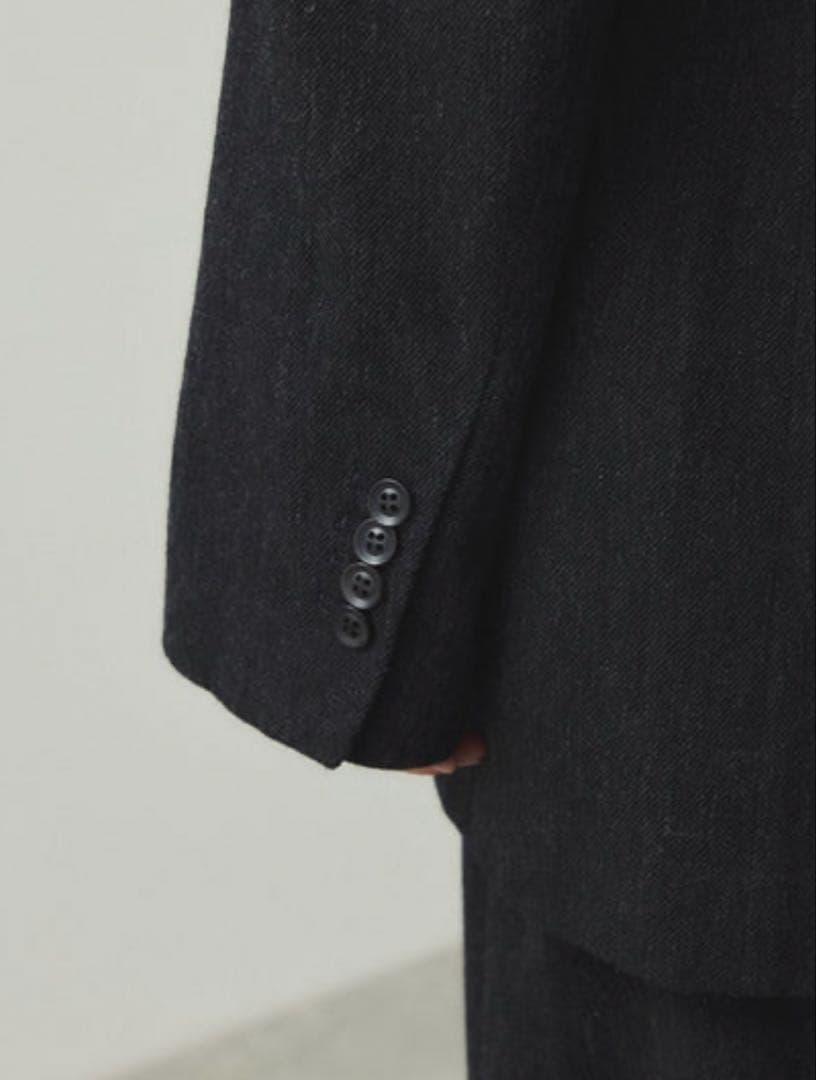 新品タグ付【EMOELLE】ウールコットンジャケットライクブラウス