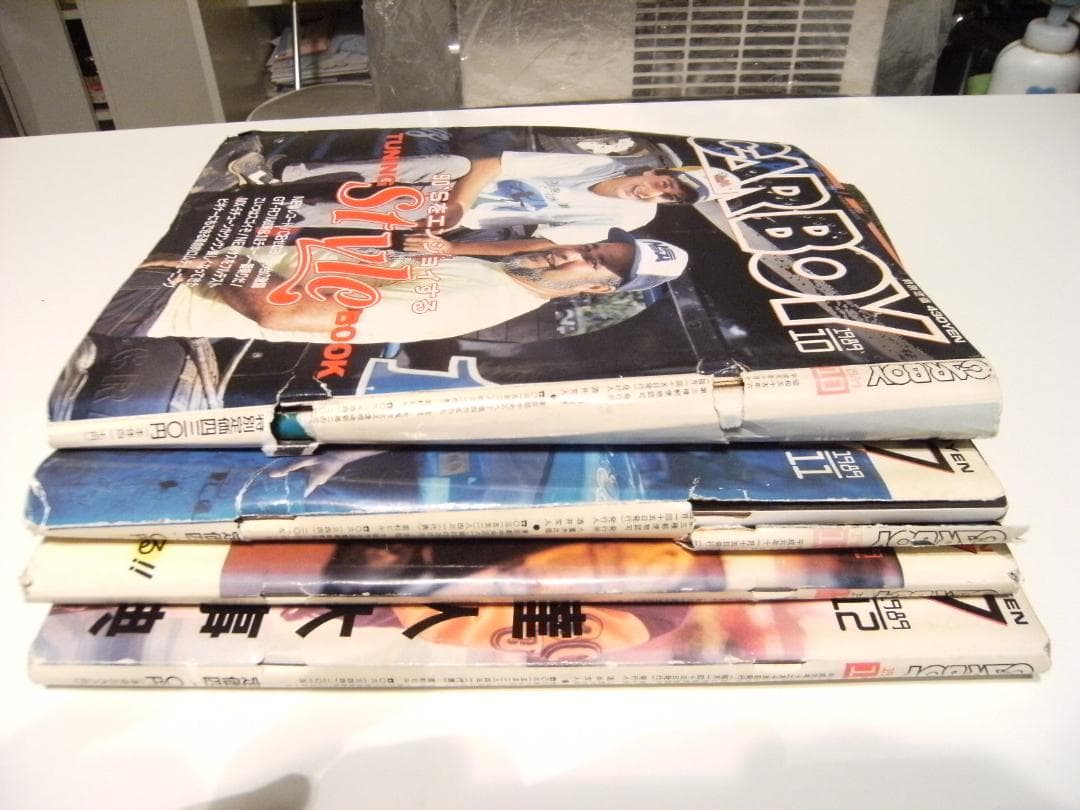 昭和レトロ★当時物 1989年 雑誌 CARBOY カーボーイ 全巻12冊 旧車