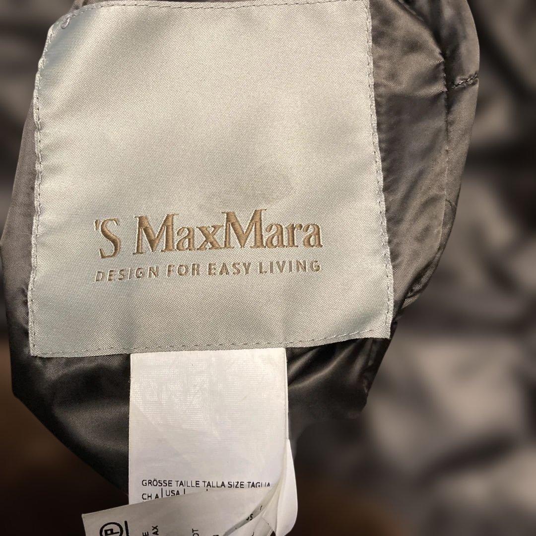 最終値下げマックスマーラ　リバーシブル　ダウンコート　ミンクのトリム美品