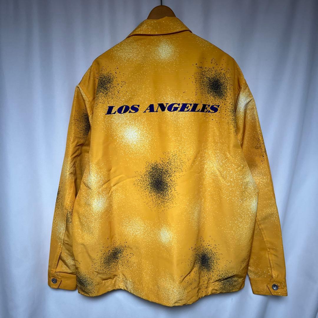 新品 NBA LAKERS × AKTR コーチジャケット イエローL