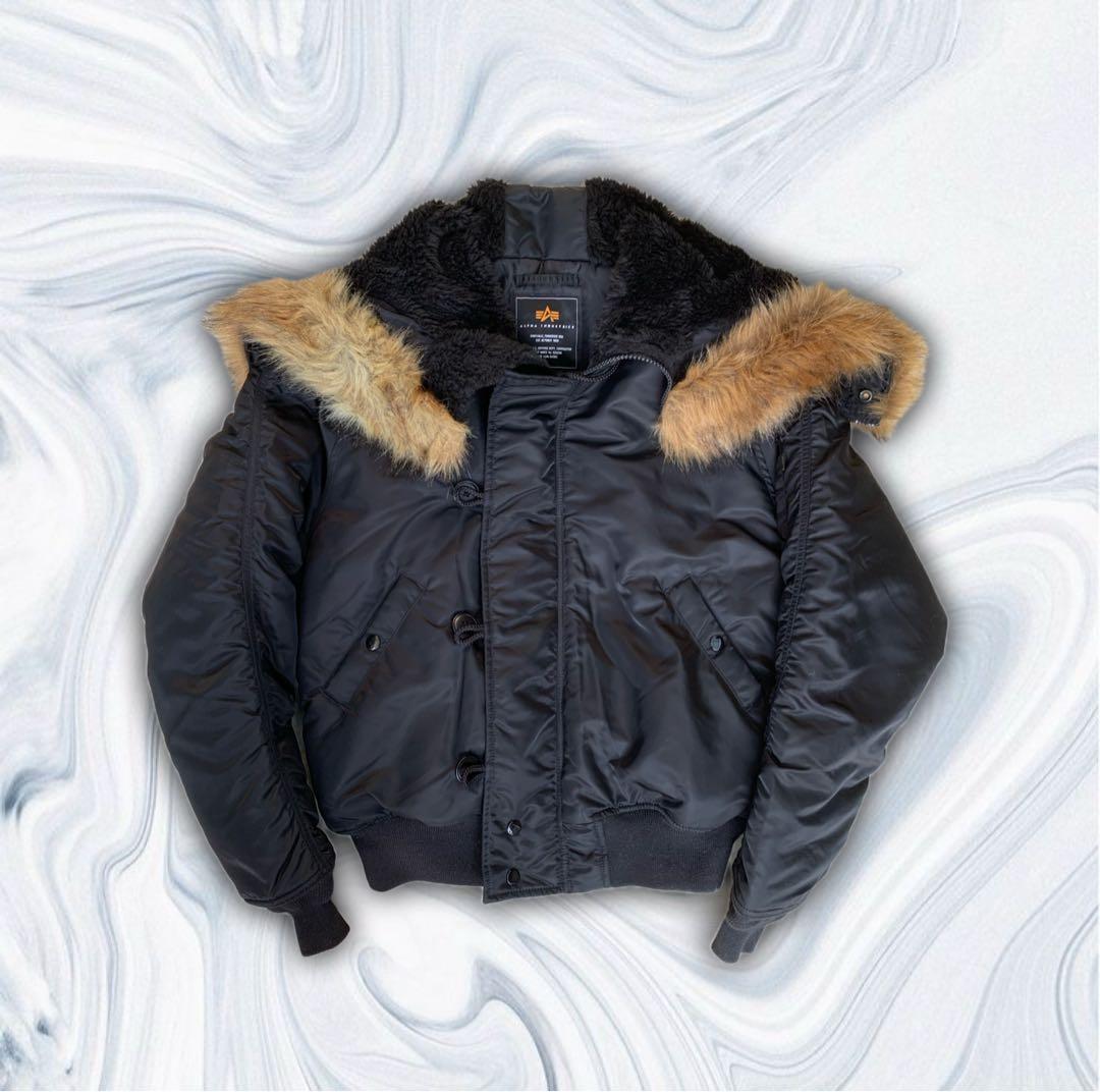 ジャケット・アウター ALPHA type N-2B flight jacket black N2B