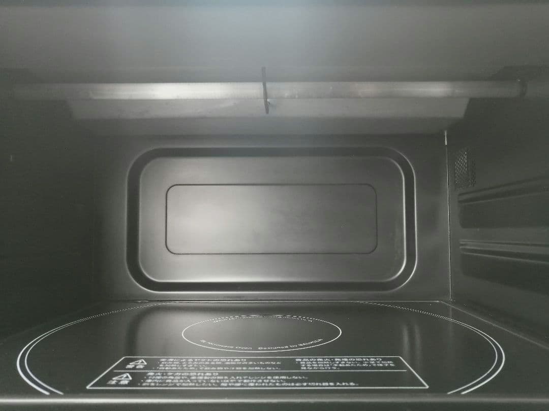 バルミューダデザイン　オーブンレンジ　ブラック　21年製　27