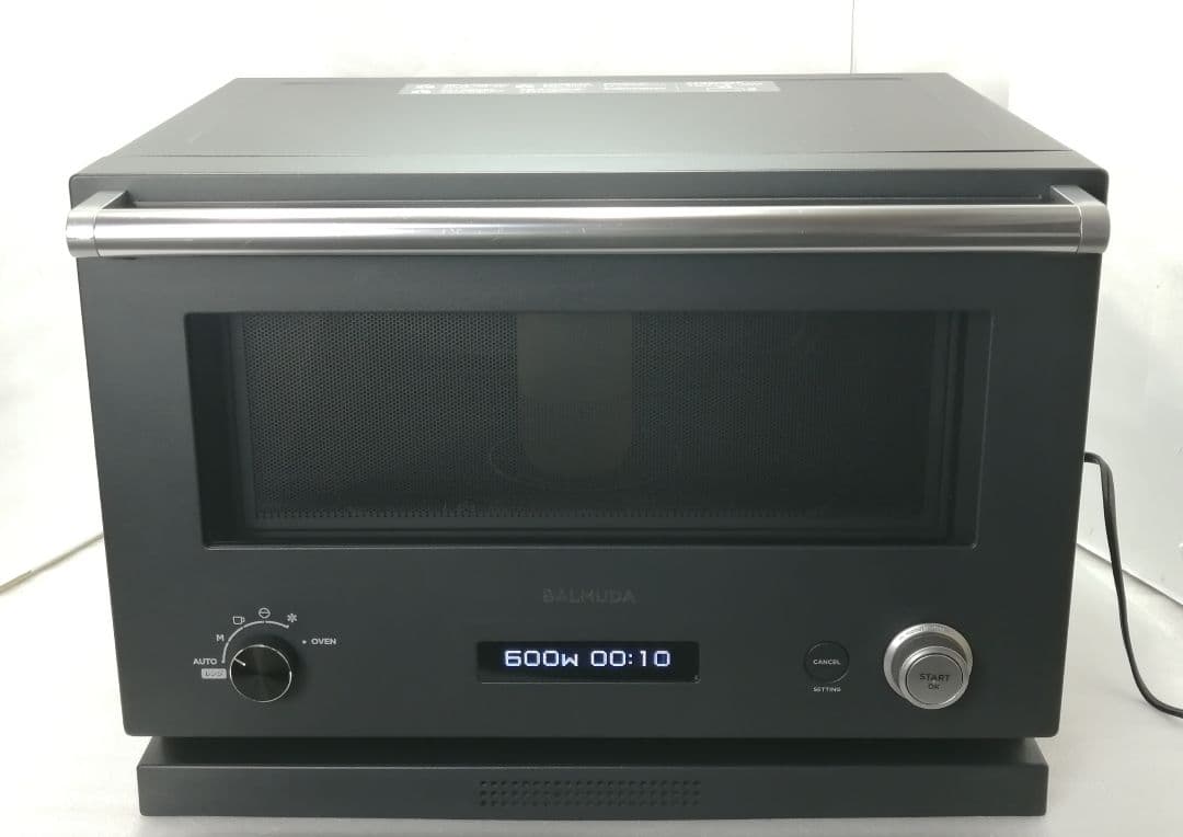 バルミューダデザイン　オーブンレンジ　ブラック　21年製　27