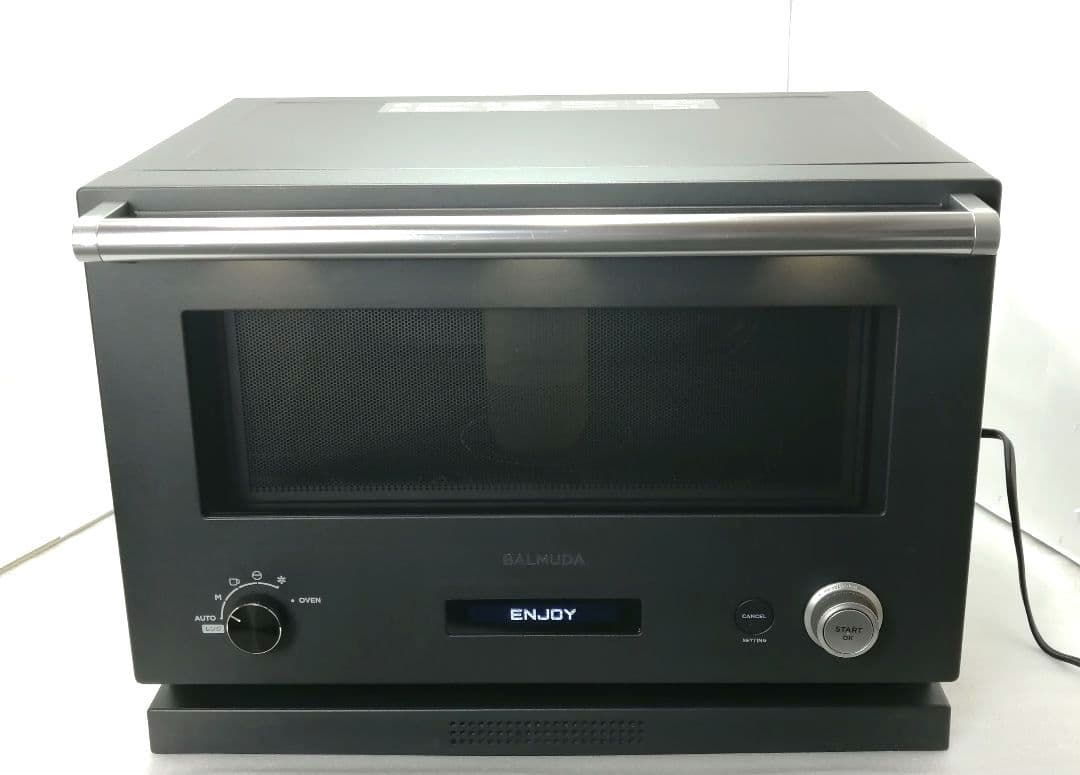 バルミューダデザイン　オーブンレンジ　ブラック　21年製　27