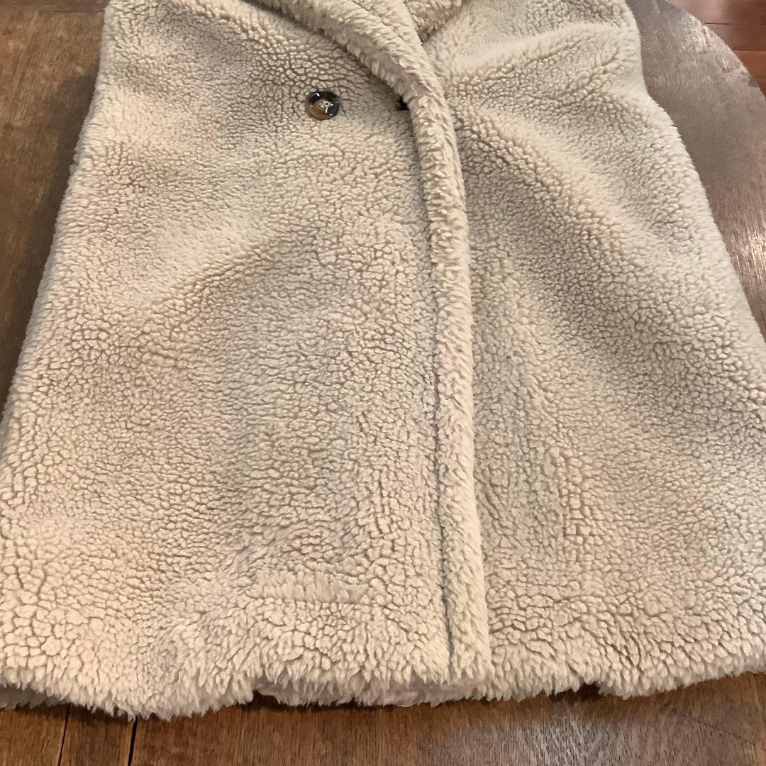 ELFRANK ボアロングベスト　テディベアジレ　サイズF