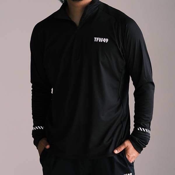メンズウェア TFW49 TRAINING HALF ZIP L/S TSHIRT