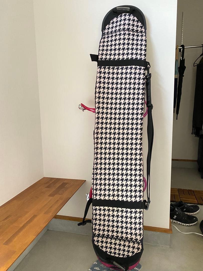 NITRO スノーボード ピンク ビンディング カバー付き 約145センチ